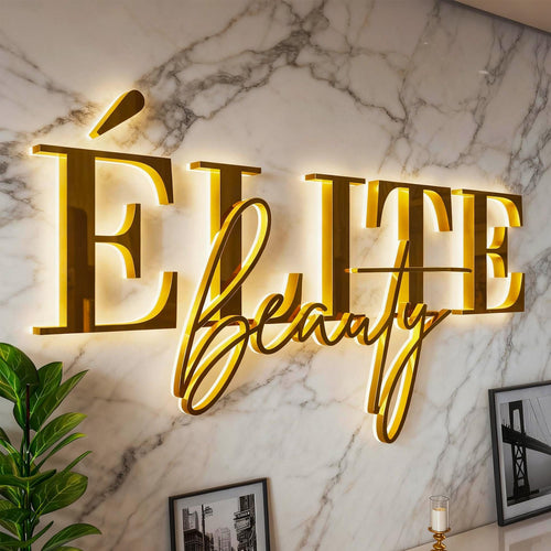 Metal Backlit Sign